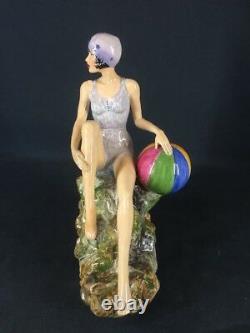 Peggy Davies Art Deco Figurine Original Colourway (ref Y042)