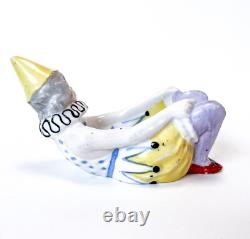 Pierrette Dish Lady Woman Pierrot Clown Figurine Porcelain Art Deco Vtg Germany