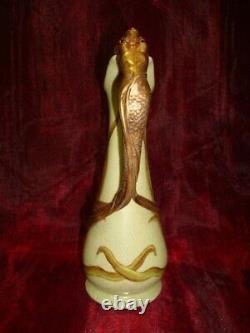 Pitcher Figurine Siren Sexy Art Deco Style Art Nouveau Style Porcelain Bronze Pi