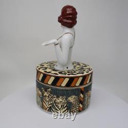 Porcelain Art Deco-German Style Art Nouveau Style Sexy Bathing Beauty Mata Hari