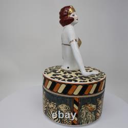 Porcelain Art Deco-German Style Art Nouveau Style Sexy Bathing Beauty Mata Hari