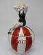 Porcelain Art Deco-german Style Art Nouveau Style Sexy Bathing Beauty Nice Figur