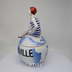 Porcelain Art Deco-German Style Art Nouveau Style Sexy Bathing Beauty Trouville