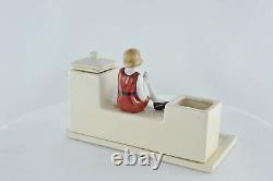 Porcelain Art Deco Style Art Nouveau Style Le touquet Bathing Beauty Figurine Wr