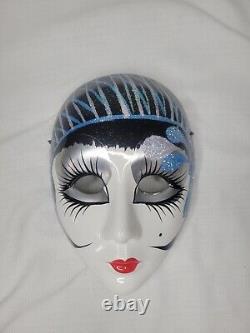 Porcelain & Ceramic Art Deco Face Wall Masks Hand Painted (10 Total)