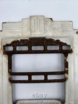 Porcelain Original Wall Heater Cover VTG Art Deco 1920s Ivory 22T X 15W, 13lbs