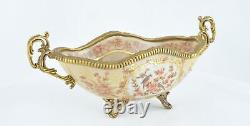 Porcelain Porcelain Art Deco Style Art Nouveau Style Flower Soapdish Bowl