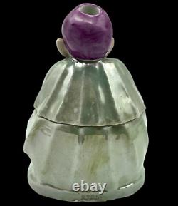 Porcelain WIZARD INKWELL 3 Pc Art Deco Estate After Shafer Vater Germany Wowza