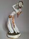Porcelain Figurine Art Deco Dancer With A Tambourine Goebel Germany