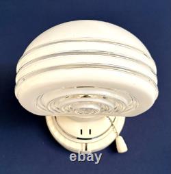 Porcelier Antique Porcelain Sconce Light Fixture Vintage Ceramic Art Deco Silver