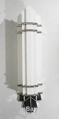 Pr Art Deco / Bauhaus Ceramic / Brass Bulbed Cylinder Form Table Lamps Lights