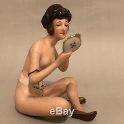 RARE Antique Porcelain Doll Art Deco Lady GOEBEL Awesome