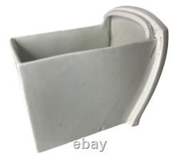 RARE Antique Vintage Dresden Porcelain Sedan Chair with Lady 11 H X 5 W
