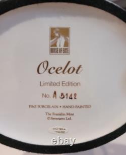 RARE Erté Ocelot Figurine Franklin Mint Excellent Cond Art Deco 9