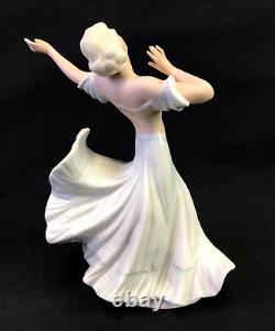 RARE Wallendorf 1764 Germany Art Deco Female Dancer Ballroom Porcelain Figure