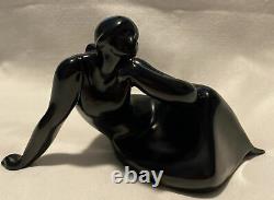 RETIRED Lladro Ebony Look Idea Porcelain Woman Figurine 8277 Jose' Luis Santes