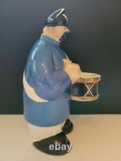 ROBJ Paris France Art Deco 1926 Soldier with Drum L'encrier signed Rare, Pristine