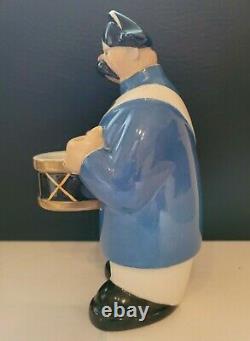 ROBJ Paris France Art Deco 1926 Soldier with Drum L'encrier signed Rare, Pristine