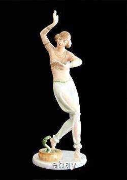 ROSENTHAL Gustav Oppel'Salambo' Art Deco Porcelain Figure Circa 1930's