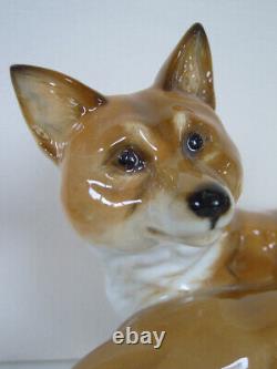 Rare 11 Art Deco Hutschenreuther-rosenthal Fox (vixen) Group Porcelain Figurine