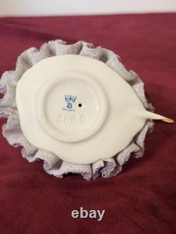 Rare 1960 GISELA KEILHAUER DRESDEN Lace Ballerina Figurine Küps Factory Germany