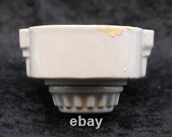 Rare Art Deco 1920s Single White Porcelain Wall Sconce