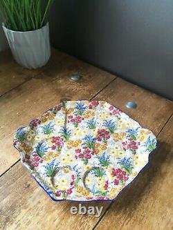 Rare Art Deco 1930s Royal Winton Marguerite Floral Chintz Bachelor Breakfast Set