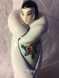 Rare Art Deco Goebel Porcelain Crafted Perfume Lamp Figurine