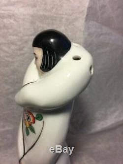 Rare Art Deco Goebel Porcelain Crafted Perfume Lamp Figurine