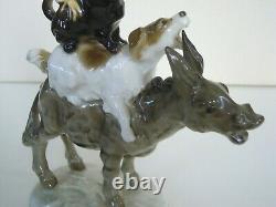 Rare Art Deco Hutschenreuther-rosenthal Porcelain Figurine Bremen Town Musicians