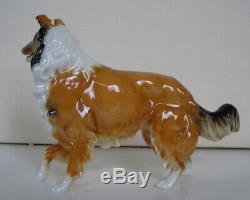 Rare Art Deco Hutschenreuther-rosenthal Rough Collie Dog Porcelain Figurine