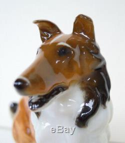 Rare Art Deco Hutschenreuther-rosenthal Rough Collie Dog Porcelain Figurine