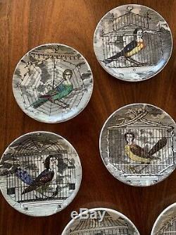 Rare Fornasetti Le Arpie Gentili Lady Bird Coasters Italy