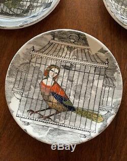 Rare Fornasetti Le Arpie Gentili Lady Bird Coasters Italy