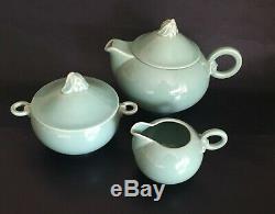Rare French Art Deco Porcelain Tea Service for Rouard 1930s Tableware