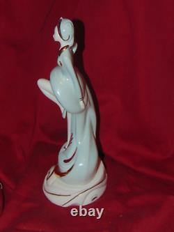 Rare Galos Porcelain Art Deco 6662 Women Sculpture Figurine Spain