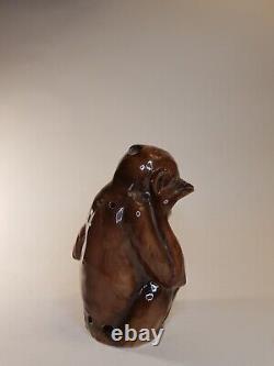 Rare German Goebel Art Deco Porcelain Animal Monkey Marked Perfume Figure Lamp