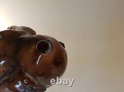 Rare German Goebel Art Deco Porcelain Animal Monkey Marked Perfume Figure Lamp