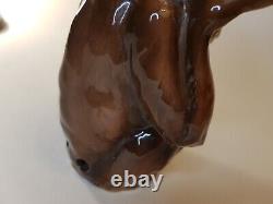 Rare German Goebel Art Deco Porcelain Animal Monkey Marked Perfume Figure Lamp