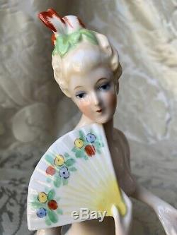 Rare Large Half-doll/demi-figurine/buste Porcelaine/teepuppe/art Deco/hertwig/xl