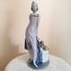Rare Lladro 5174 Couplet Lady Porcelain Figurine Retired Art Deco Sculpture