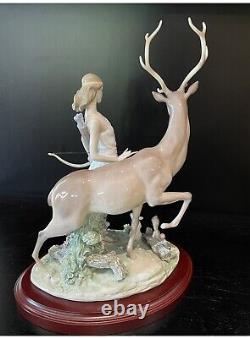 Rare Lladro Diana Goddess Of The Hunt #6269 Mint Condition