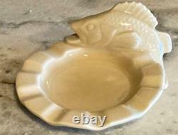 Rare Rookwood Pottery 1945 Mid-century Fish Cigar Ashtray #6500