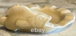 Rare Rookwood Pottery 1945 Mid-century Fish Cigar Ashtray #6500