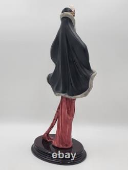 Rare Vintage A. Santini Art Deco Lady Large Sculpture Signed. 18 Inch. Mint Cond