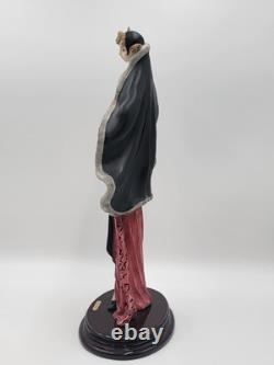 Rare Vintage A. Santini Art Deco Lady Large Sculpture Signed. 18 Inch. Mint Cond