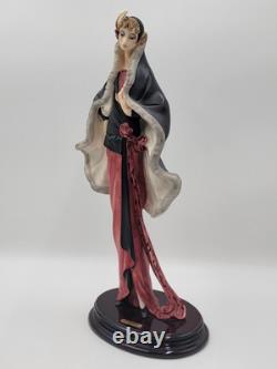 Rare Vintage A. Santini Art Deco Lady Large Sculpture Signed. 18 Inch. Mint Cond