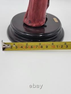 Rare Vintage A. Santini Art Deco Lady Large Sculpture Signed. 18 Inch. Mint Cond