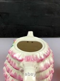 Rare Vintage Sadler Crinoline Lady Ye Daintee Laydee Dainty Pink Floral Teapot