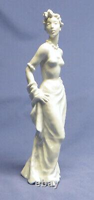 Rare Vintage White Porcelain Rosenthal Actress Figurine by L. Friedrich-Gronau